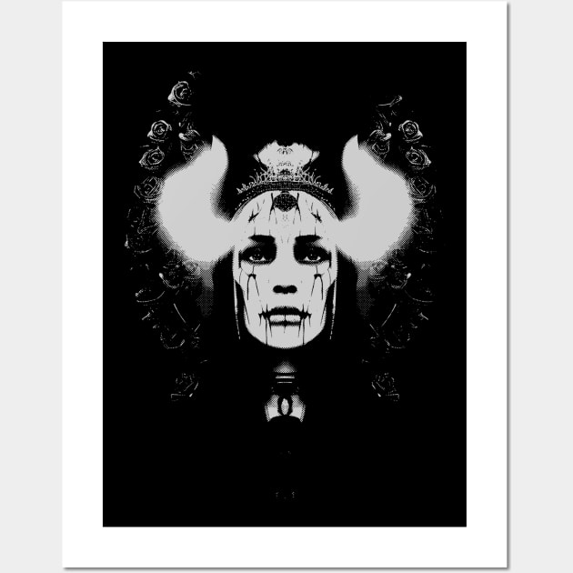 our lady of holy death Wall Art by huwagpobjj